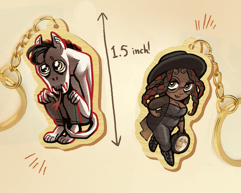 Scarlet Hollow Kaneeka and  [REDACTED] Charms COMPLETE! Shipping Early November 2023